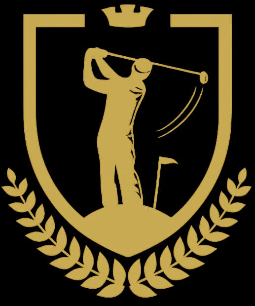 Escudo do clube de golfe parceiro pioneiro da TurfTech