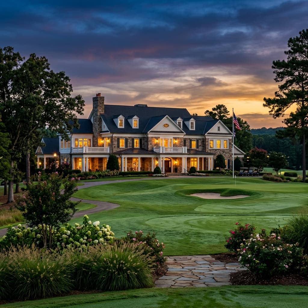 Golf clubhouse